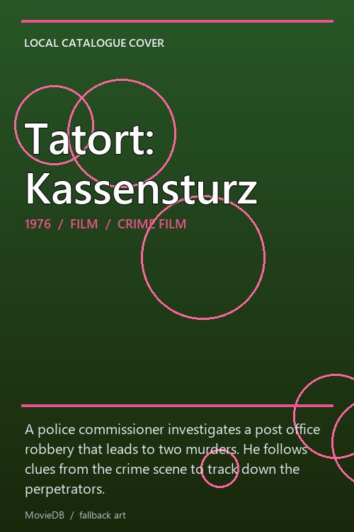 Tatort: Kassensturz poster