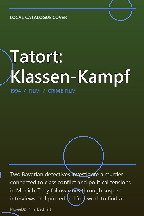 Tatort: Klassen-Kampf poster