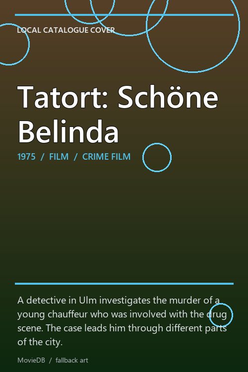 Tatort: Schöne Belinda poster