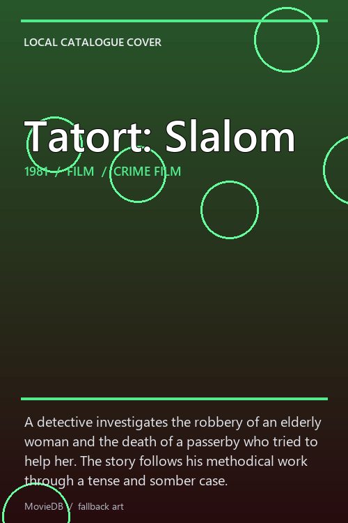 Tatort: Slalom poster