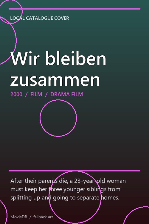Wir bleiben zusammen poster