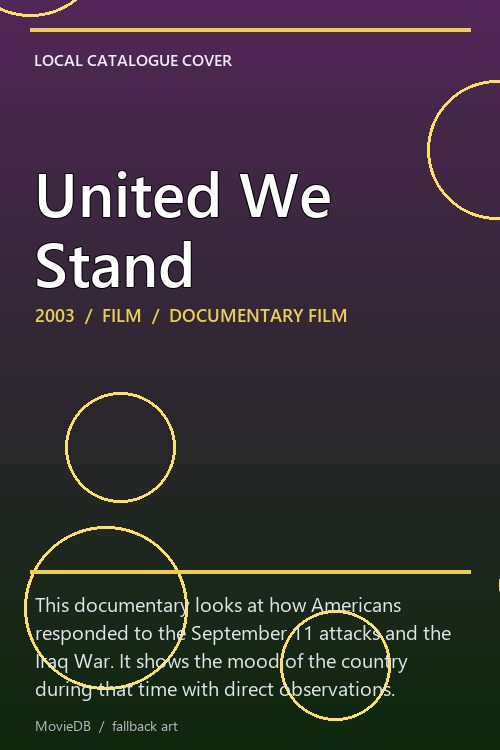 United We Stand poster