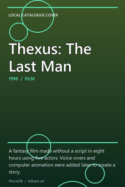 Thexus: The Last Man poster