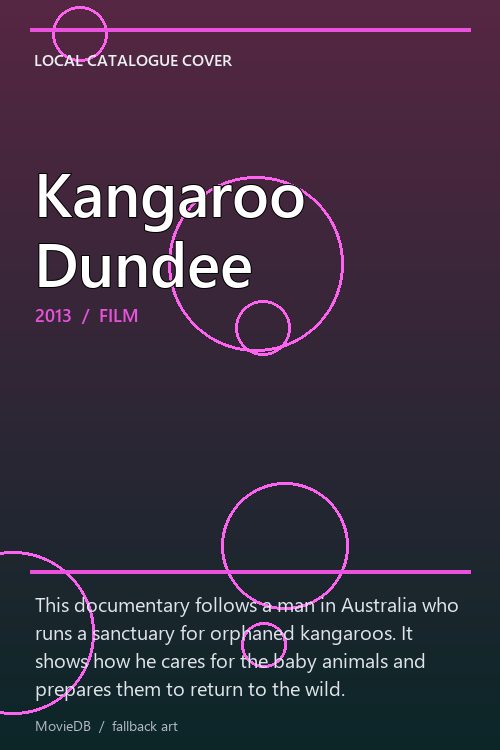 Kangaroo Dundee poster