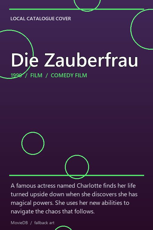 Die Zauberfrau poster