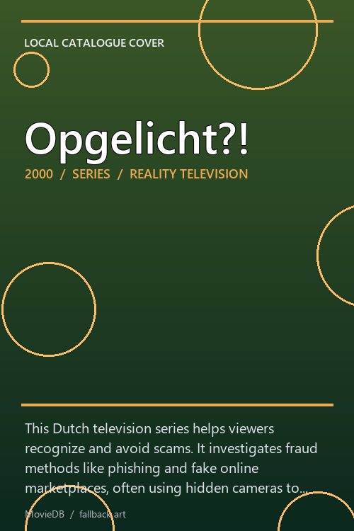 Opgelicht?! poster