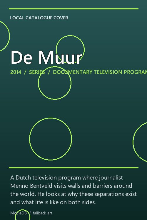 De Muur poster