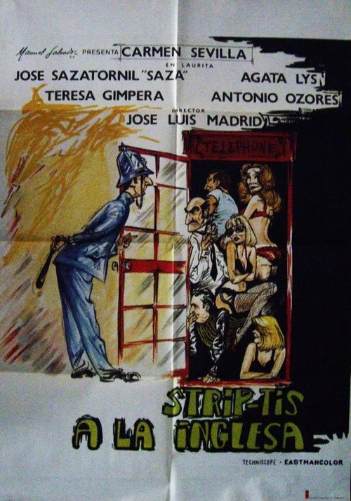 English Striptease poster