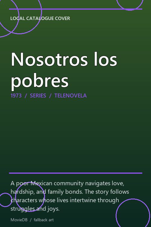Nosotros los pobres poster