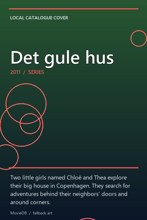Det gule hus poster