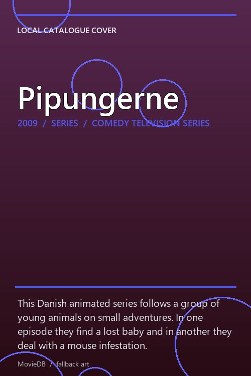 Pipungerne poster
