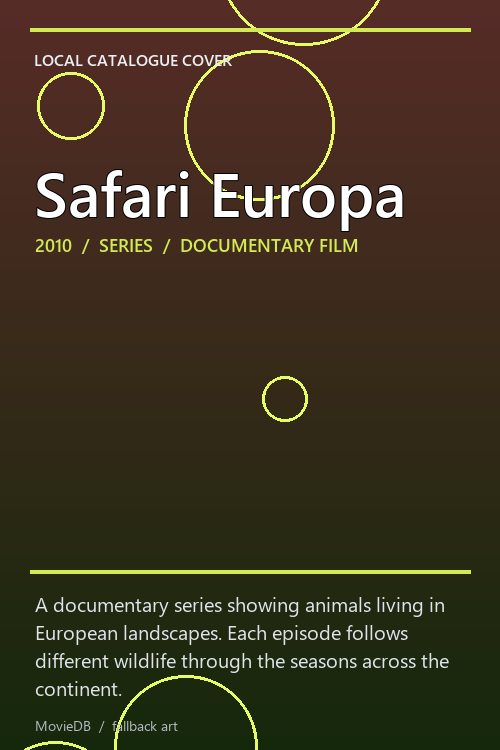 Safari Europa poster