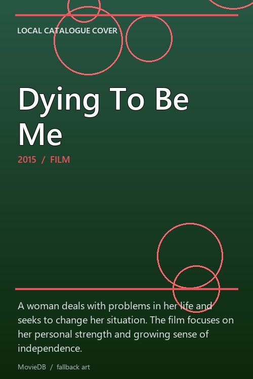 Dying To Be Me poster