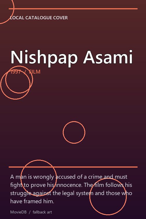 Nishpap Asami poster