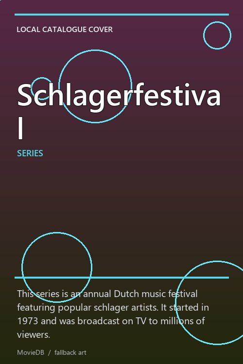 Schlagerfestival poster