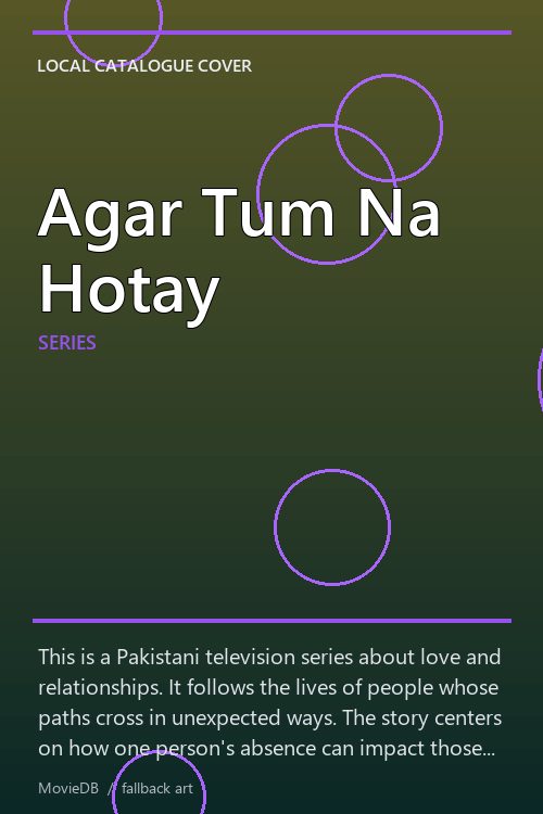 Agar Tum Na Hotay poster
