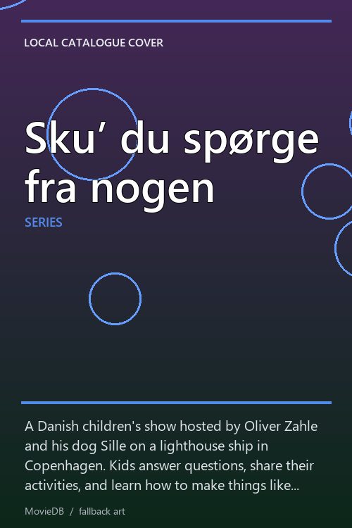 Sku’ du spørge fra nogen poster