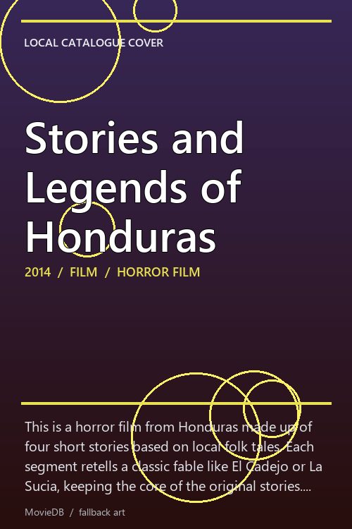 Stories and Legends of Honduras poster