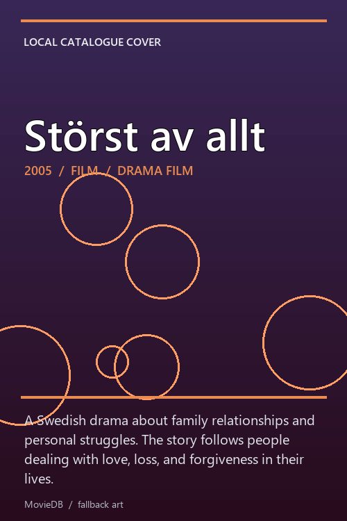 Störst av allt poster