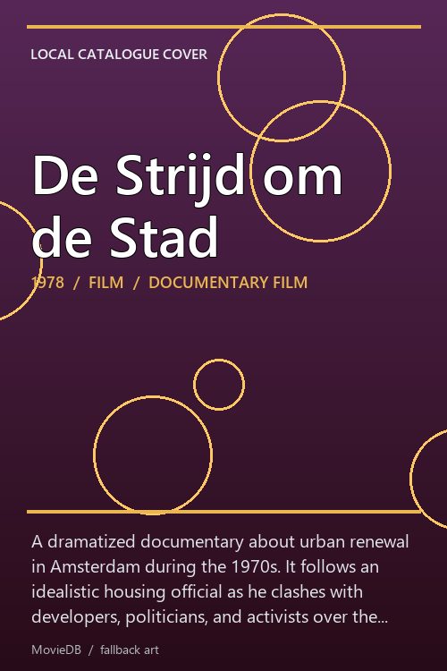 De Strijd om de Stad poster