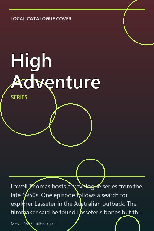 High Adventure poster