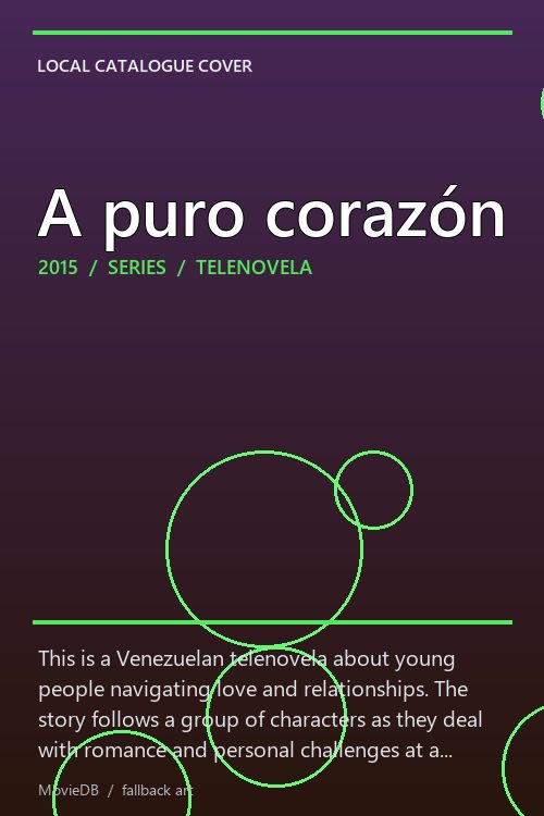 A puro corazón poster