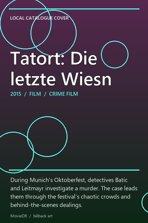 Tatort: Die letzte Wiesn poster