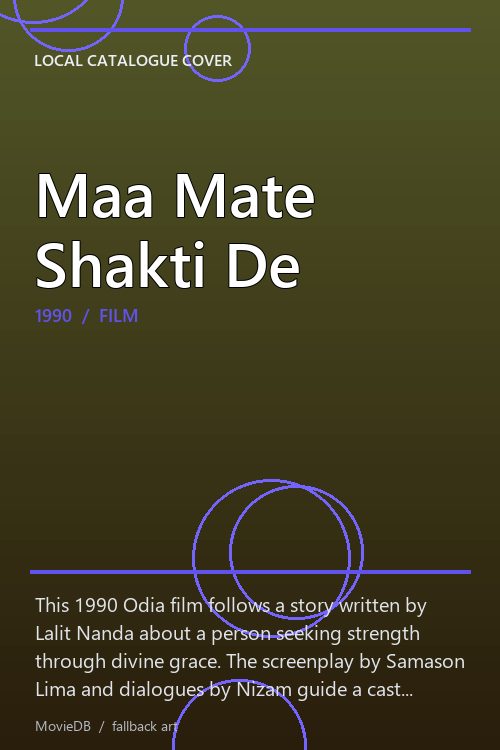 Maa Mate Shakti De poster