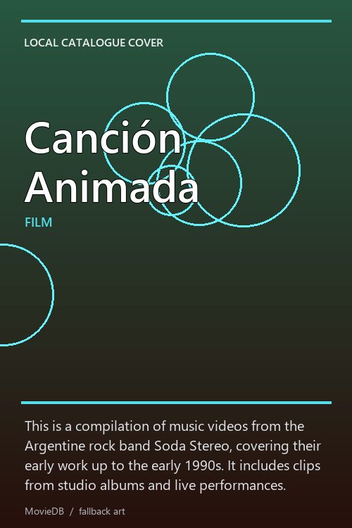 Canción Animada poster