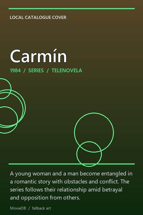 Carmín poster