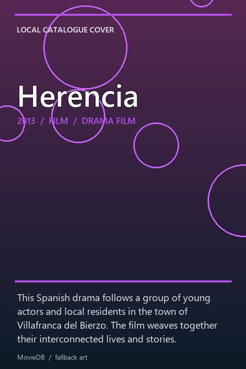 Herencia poster