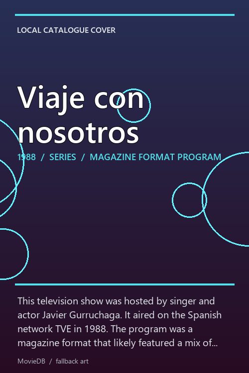 Viaje con nosotros poster
