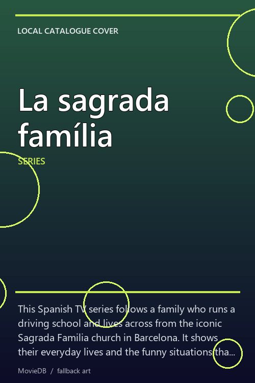 La sagrada família poster