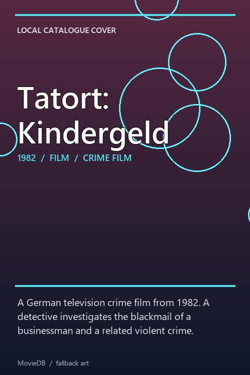 Tatort: Kindergeld poster