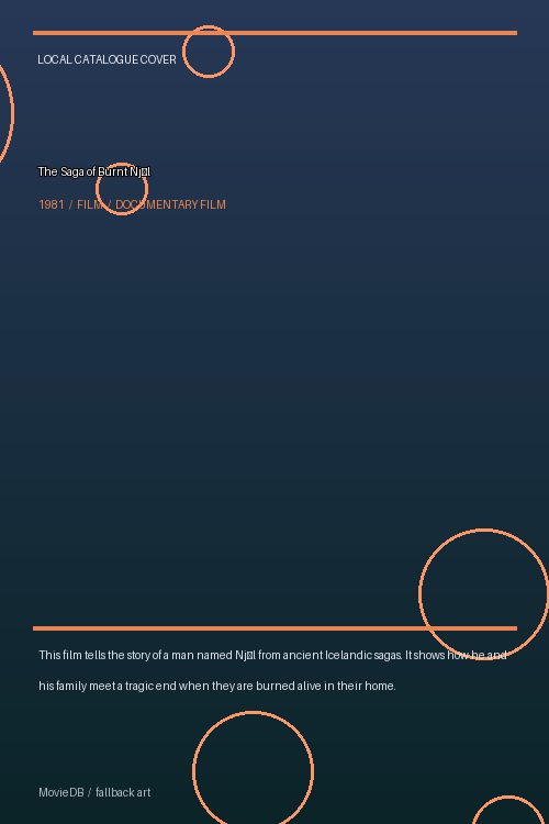 The Saga of Burnt Njál poster