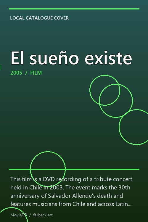 El sueño existe poster