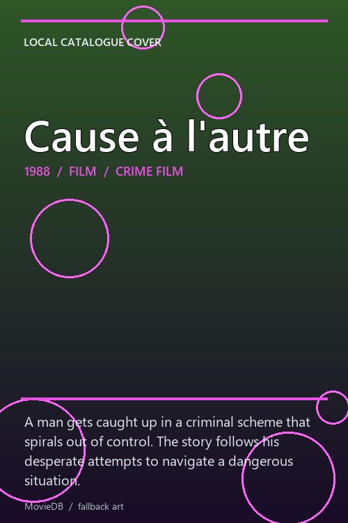 Cause à l'autre poster