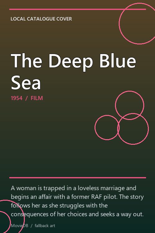 The Deep Blue Sea poster