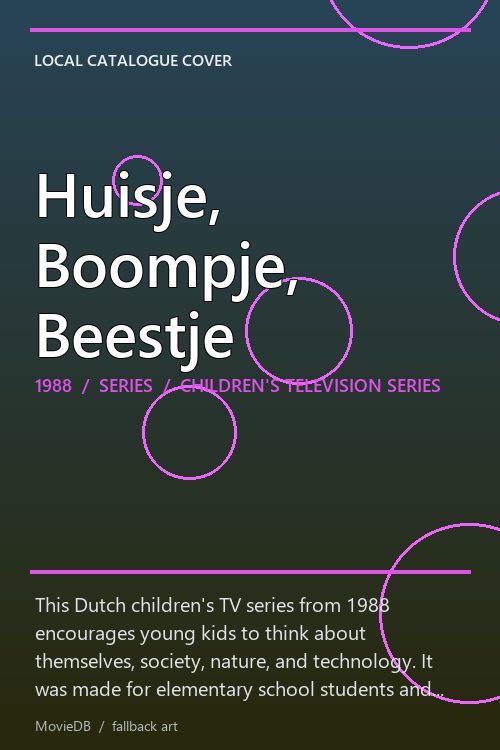 Huisje, Boompje, Beestje poster