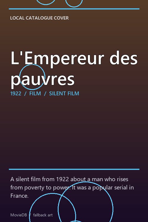 L'Empereur des pauvres poster