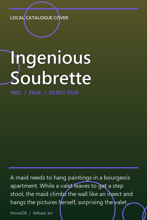 Ingenious Soubrette poster