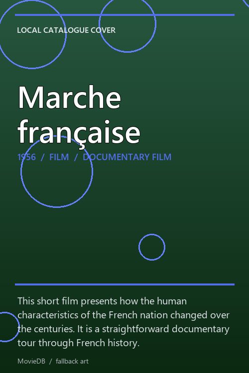 Marche française poster