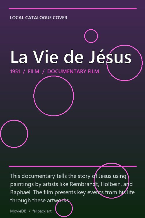 La Vie de Jésus poster