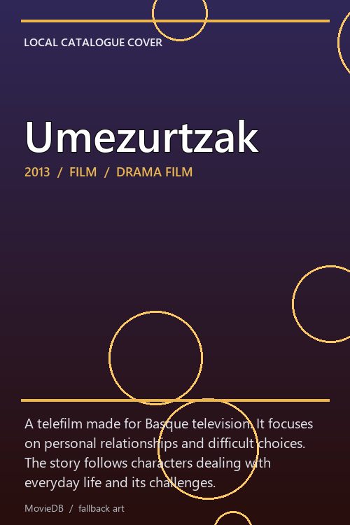 Umezurtzak poster