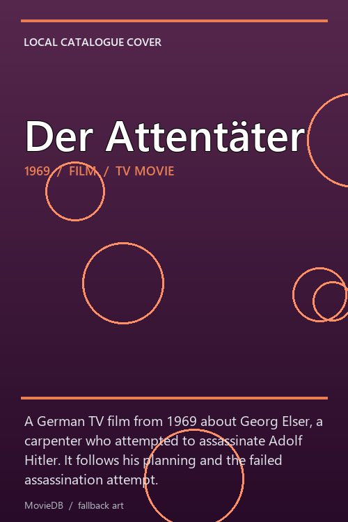Der Attentäter poster