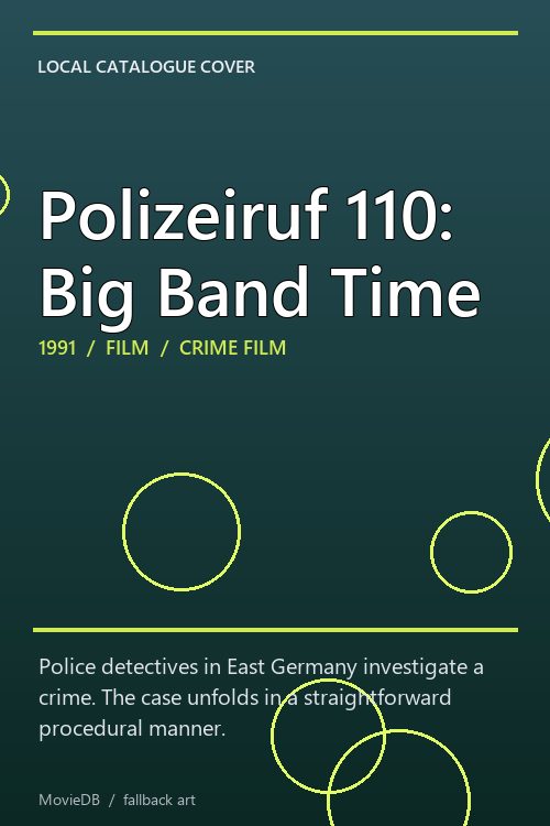 Polizeiruf 110: Big Band Time poster