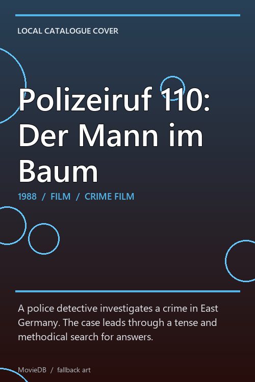 Polizeiruf 110: Der Mann im Baum poster