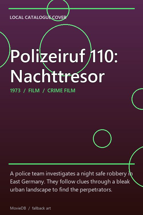Polizeiruf 110: Nachttresor poster