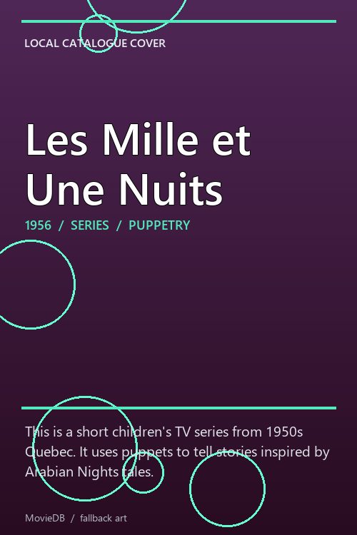 Les Mille et Une Nuits poster