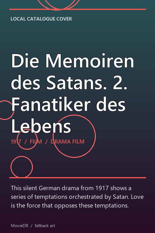 Die Memoiren des Satans. 2. Fanatiker des Lebens poster